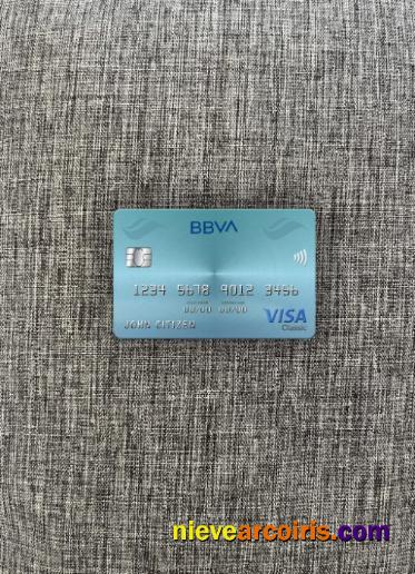Venezuela BBVA bank visa classic card photolook